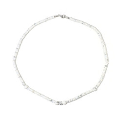 Collana in argento con Howlite