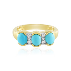 Anello in argento con Turchese Sleeping Beauty