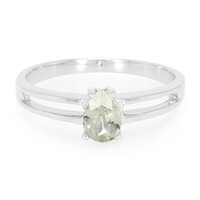 Anello in argento con Tormalina Menta