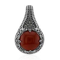 Ciondolo in argento con Agata Rossa (Annette classic)