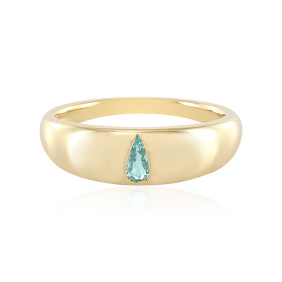 Anello in oro con Tormalina Paraíba Brasiliana (AMAYANI)