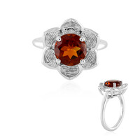 Anello in argento con Citrino Madeira
