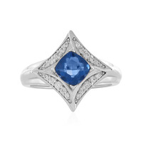 Anello in argento con Fluorite Cangiante