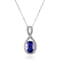 Collana in oro con Tanzanite AAA