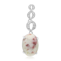 Ciondolo in argento con Cinabro