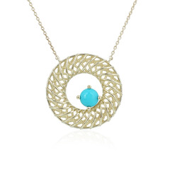 Collana in oro con Turchese Sleeping Beauty (Ornaments by de Melo)