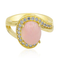 Anello in argento con Opale Rosa