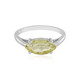 Anello in argento con Quarzo Limone