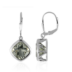 Orecchini in argento con Ametista Verde