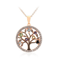 Collana in argento con Peridoto della Birmania
