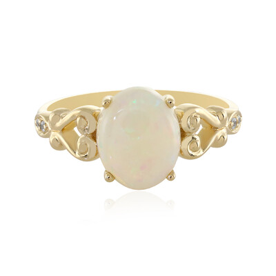 Anello in oro con Opale Australiano (Adela Gold)