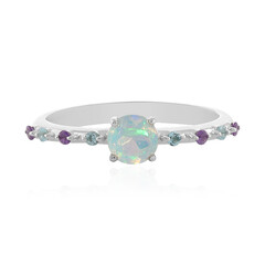 Anello in argento con Opale di Welo