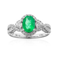 Anello in oro con Smeraldo Zambia AAA (CIRARI)