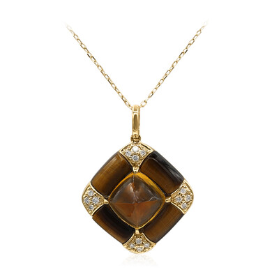 Collana in oro con Citrino