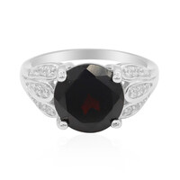 Anello in argento con Granato