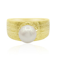 Anello in argento con Perla di Acqua Dolce (TPC)