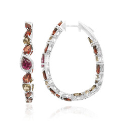 Orecchini in argento con Rodolite (Dallas Prince Designs)