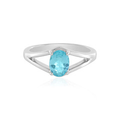 Anello in argento con Apatite Blu