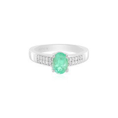 Anello in argento con Smeraldo Russo
