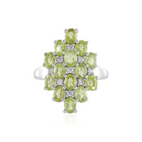Anello in argento con Peridoto