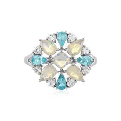 Anello in argento con Opale di Welo