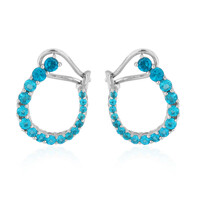 Orecchini in argento con Apatite Blu Neon (de Melo)
