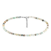 Collana in argento con Amazzonite