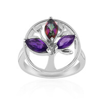 Anello in argento con Quarzo Mistico