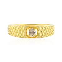 Anello in argento con Diamante Champagne I4