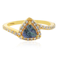 Anello in argento con Tanzanite Bicolore