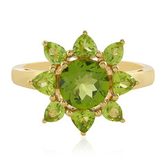 Anello in argento con Peridoto