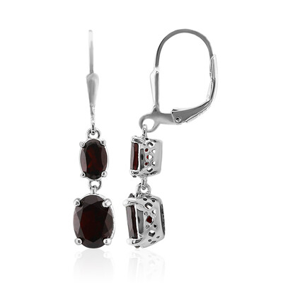 Orecchini in argento con Granato