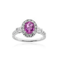 Anello in oro con Zaffiro Rosa (CIRARI)