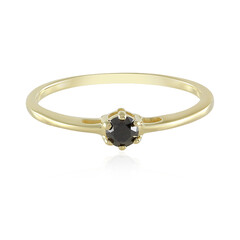 Anello in argento con Diamante Nero