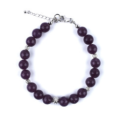 Bracciale in argento con Lepidolite