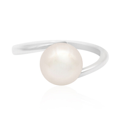Anello in argento con Perla di Acqua Dolce