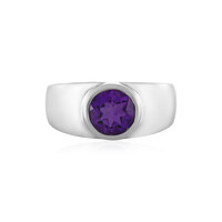 Anello in argento con Ametista del Marocco