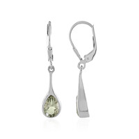 Orecchini in argento con Ametista Verde