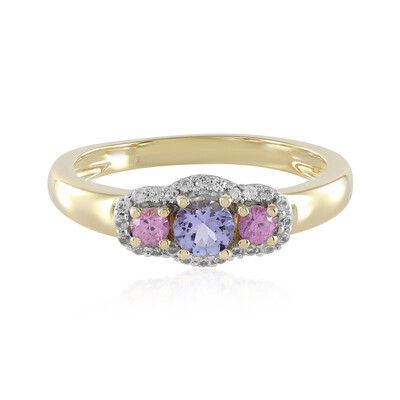 Anello in oro con Tanzanite