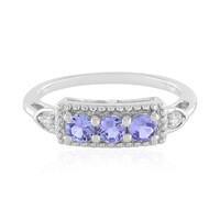 Anello in argento con Tanzanite