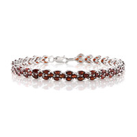 Bracciale in argento con Granato Mozambico