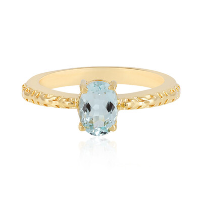 Anello in argento con Acquamarina