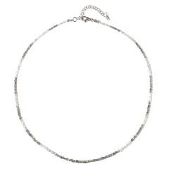Collana in argento con Diamante Color Argento