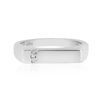 Anello in argento con Diamante SI2 (H)