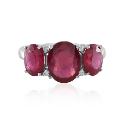 Anello in argento con Rubino del Madagascar (de Melo)