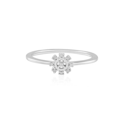 Anello in argento con Diamante I2 (I)