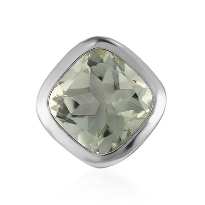 Ciondolo in argento con Ametista Verde (MONOSONO COLLECTION)