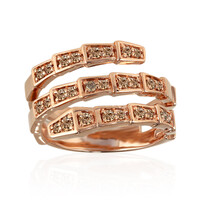 Anello in oro con Diamante Rose de France SI1 di Argyle