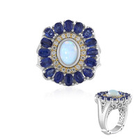 Anello in argento con Opale di Welo (Dallas Prince Designs)