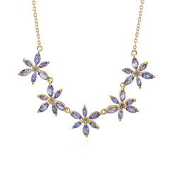 Collana in argento con Tanzanite